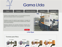 Tablet Screenshot of gamacomercial.com.br